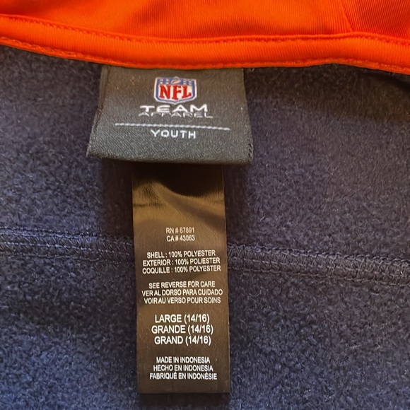 NFL Denver Broncos zip up hoodie youth - Picture 3 of 3